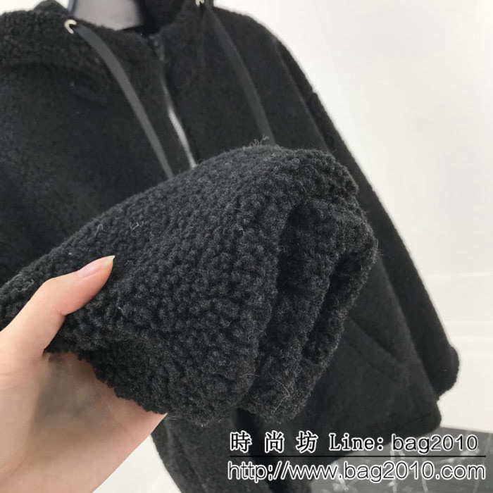 SUPREME18冬季新款 羊羔毛刺繡字母 套頭衛衣 男女同款 ydi1568